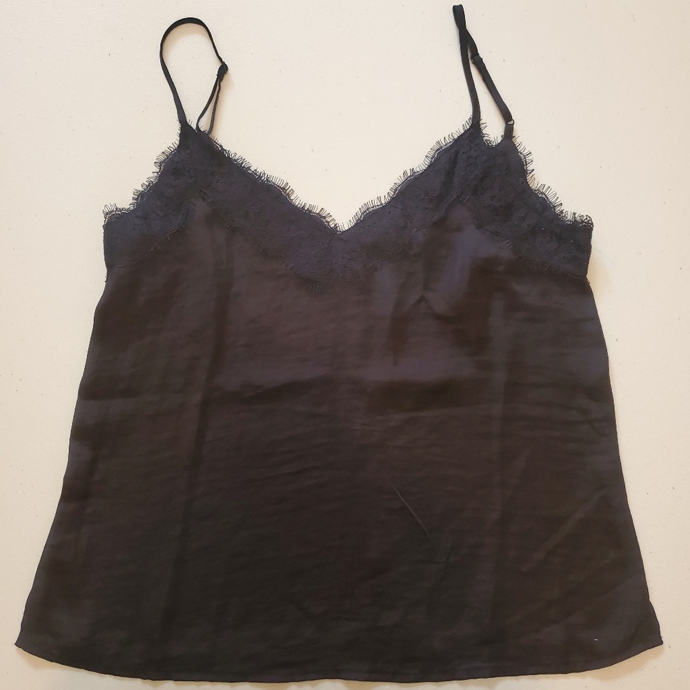 Nordstrom BP Satin Lace Trim Cami
